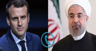 گفتگوی تلفنی روسای جمهور ایران و فرانسه