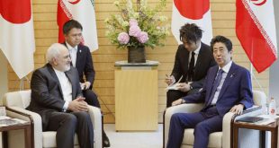 ظریف با نخست وزیر ژاپن دیدار کرد