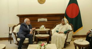 Zarif rencontre la PM du Bangladesh